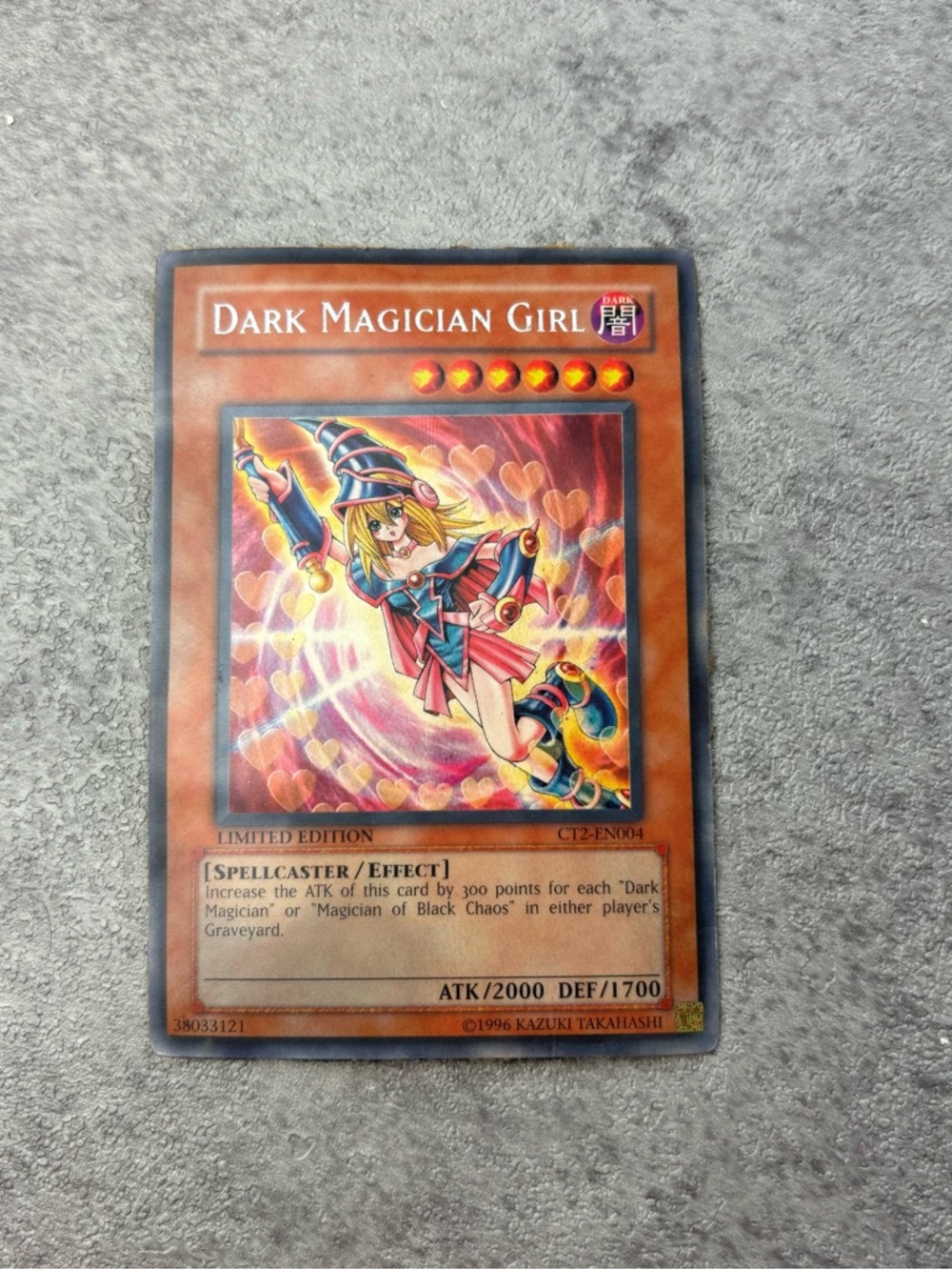 Dark Magician Girl CT2-EN004 2005 Collectors Tin Limited Edition
